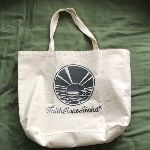 ✨ Faith Hope Aloha tote bag - Picture 1 of 4